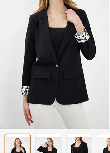 Siyah blazer ceket 