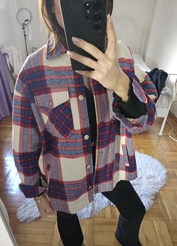 s Beden bordo Renk Oduncu gömleği