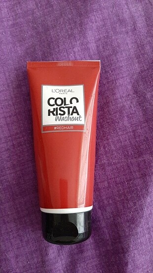 Loreal gecici kirmizi boya