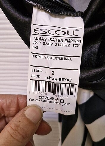 Saten gece elbise - Görsel 5