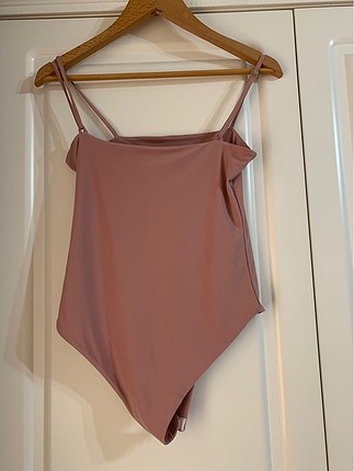 askılı çıtçıtlı pudra renk body M beden