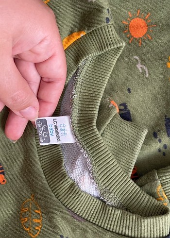 Hayvanlı Yeşil Baskılı Erkek Çocuk Pijaması - Görsel 3