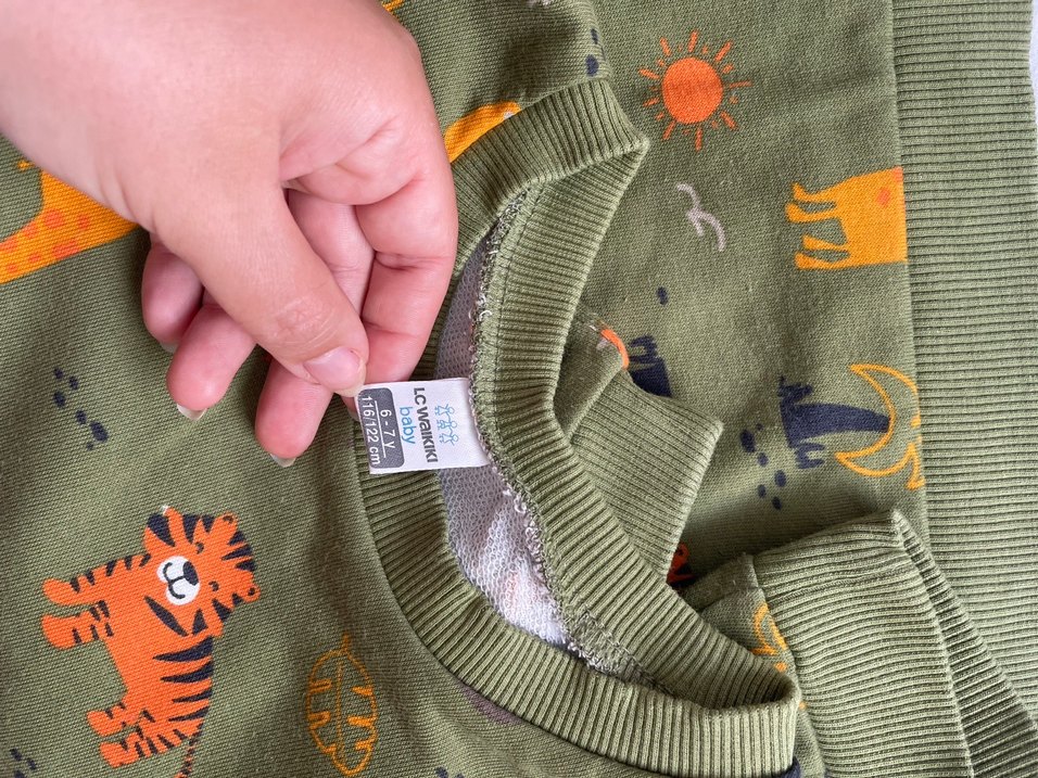 Hayvanlı Yeşil Baskılı Erkek Çocuk Pijaması - Görsel 3