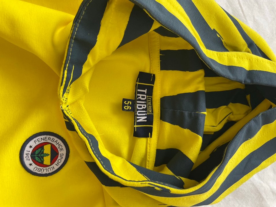 5-6 yaş için Orjinal FB Sarı Kapüşonlu Uzun Kollu Sweatshirt - Görsel 2