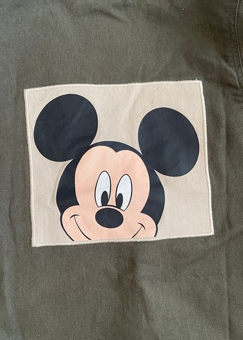 Erkek Çocuk Khaki Mickey Baskılı Gömlek - Görsel 3
