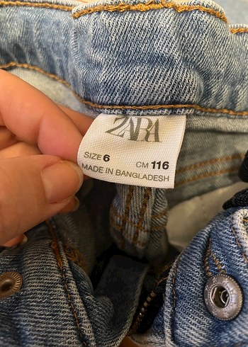 ZARA Gevşek Kesim Erkek Kot Pantolon - Görsel 3