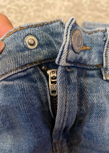 ZARA Gevşek Kesim Erkek Kot Pantolon - Görsel 5