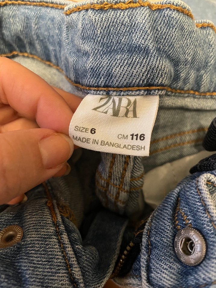 ZARA Gevşek Kesim Erkek Kot Pantolon - Görsel 3