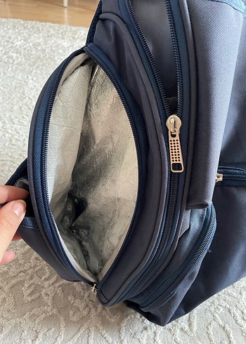 Baby Mom 
Mavi Baskılı Bebek Çantası - Görsel 5