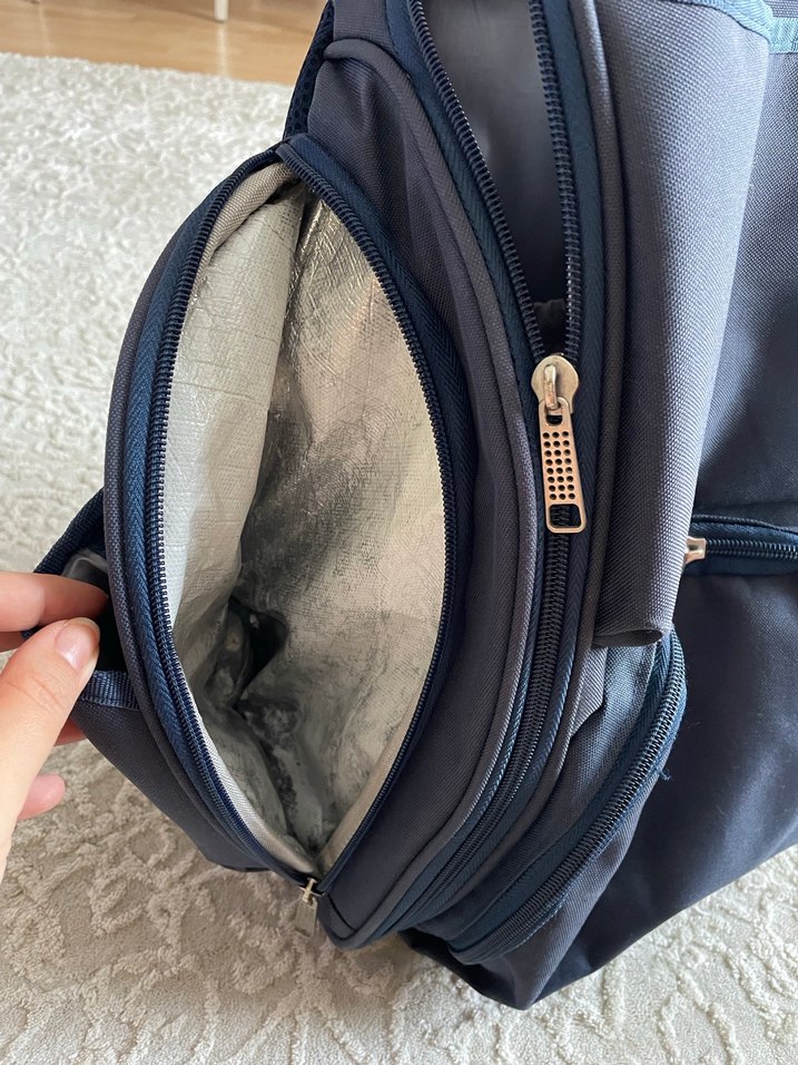 Baby Mom 
Mavi Baskılı Bebek Çantası - Görsel 5