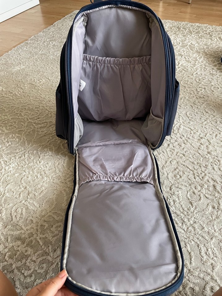 Baby Mom 
Mavi Baskılı Bebek Çantası - Görsel 3