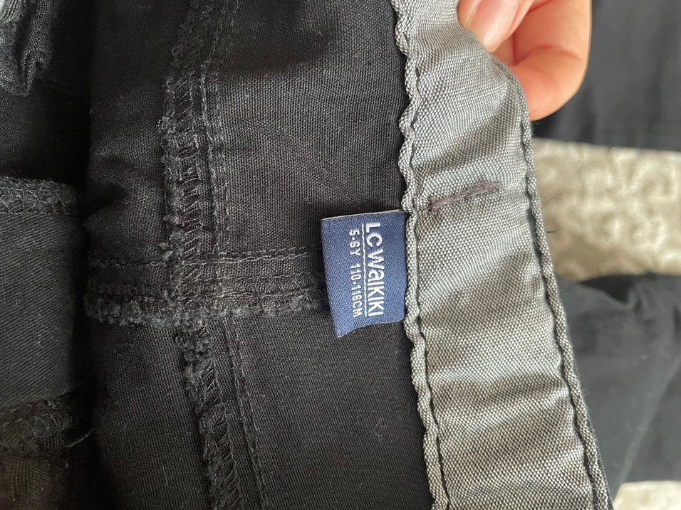 Erkek Çocuk Siyah Regular Fit Kot Pantolon - Görsel 3