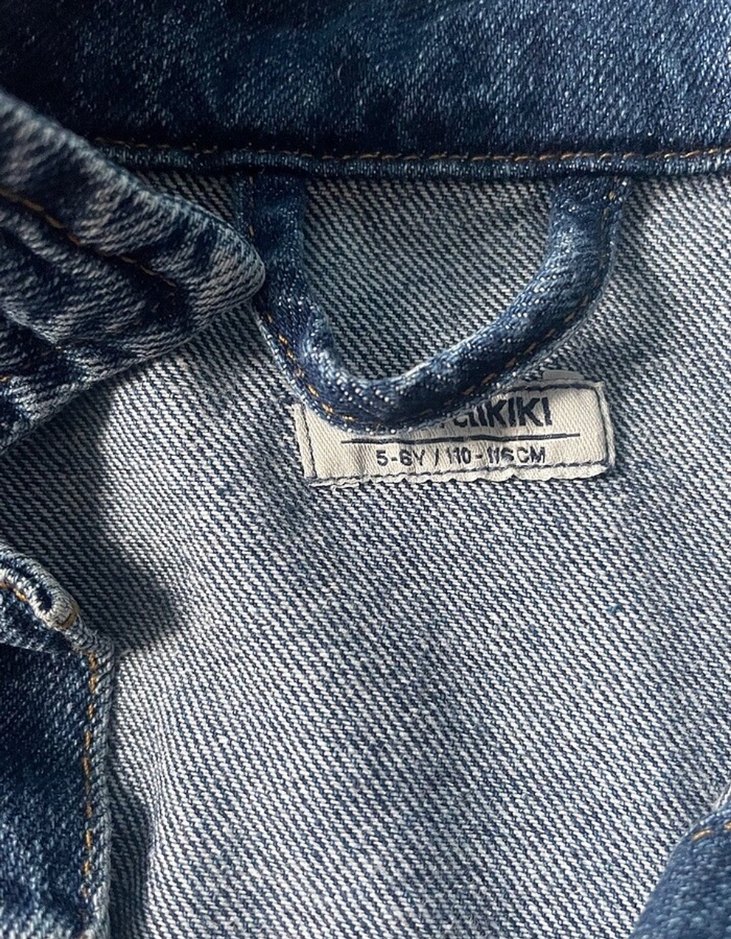 Erkek Çocuk Mavi Denim Ceket - Görsel 5