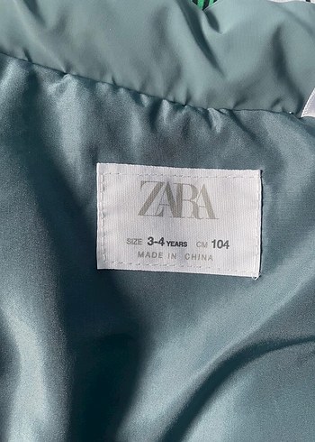 ZARA Erkek Çocuk mavi Fermuarlı Şişme Yelek - Görsel 5