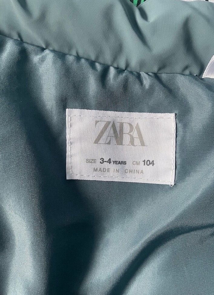 ZARA Erkek Çocuk mavi Fermuarlı Şişme Yelek - Görsel 5