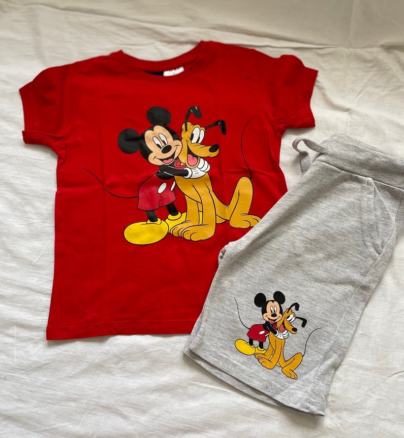 Erkek çocuk Mickey Mouse Baskılı Rahat Takım - Görsel 2