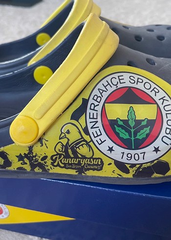 Fenerium marka FBli Sarı Tokalı Erkek Çocuk Terlik - Görsel 3