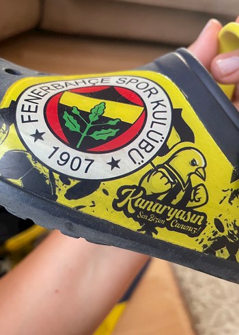 Fenerium marka FBli Sarı Tokalı Erkek Çocuk Terlik - Görsel 5