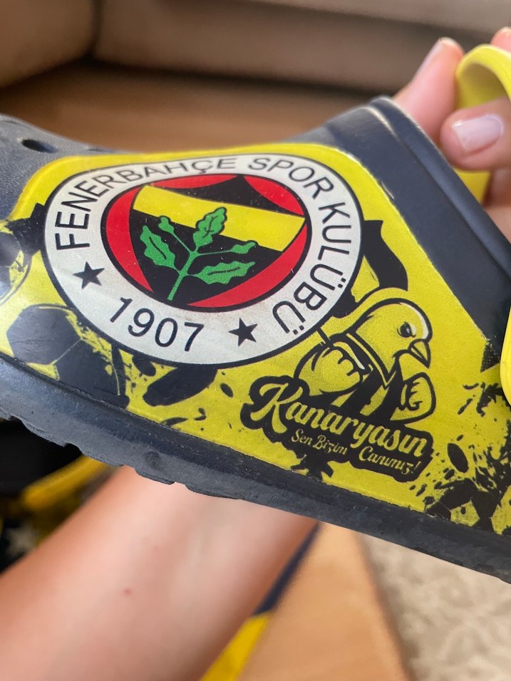 Fenerium marka FBli Sarı Tokalı Erkek Çocuk Terlik - Görsel 5