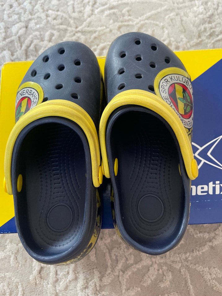 Fenerium marka FBli Sarı Tokalı Erkek Çocuk Terlik - Görsel 2