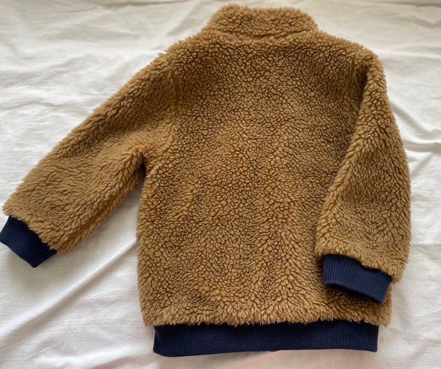 Kahverengi Erkek Çocuk Kürklü Ceket - Görsel 2