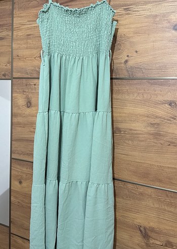 Trendyol & Milla Mint Yesili Uzun Katli Elbise