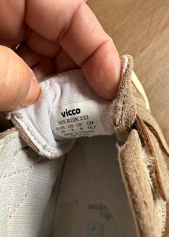 Kız Çocuk Bej Süet Cırtlı Spor Ayakkabı - Görsel 3