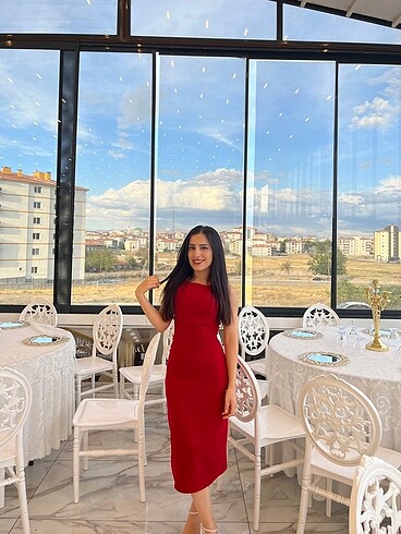 Kırmızı abiye