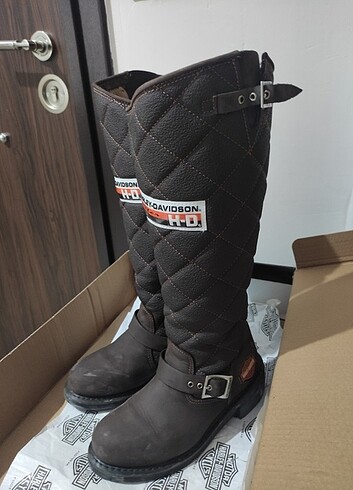38 Beden kahverengi Renk Harley Davidson Orjinal