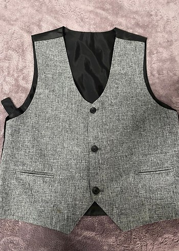 Gri Düğmeli Erkek Ceket - Görsel 3