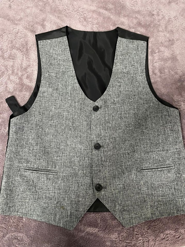 Gri Düğmeli Erkek Ceket - Görsel 3