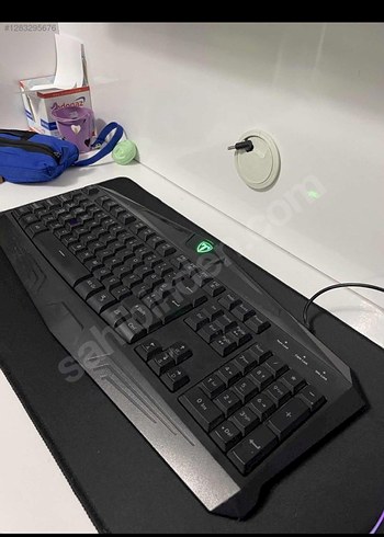 Kablolu Siyah Gaming Mouse ve Kılavye - Görsel 2