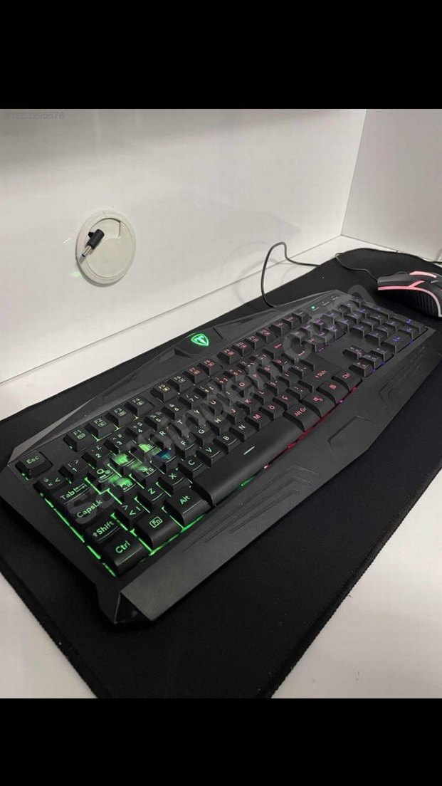 Kablolu Siyah Gaming Mouse ve Kılavye - Görsel 3