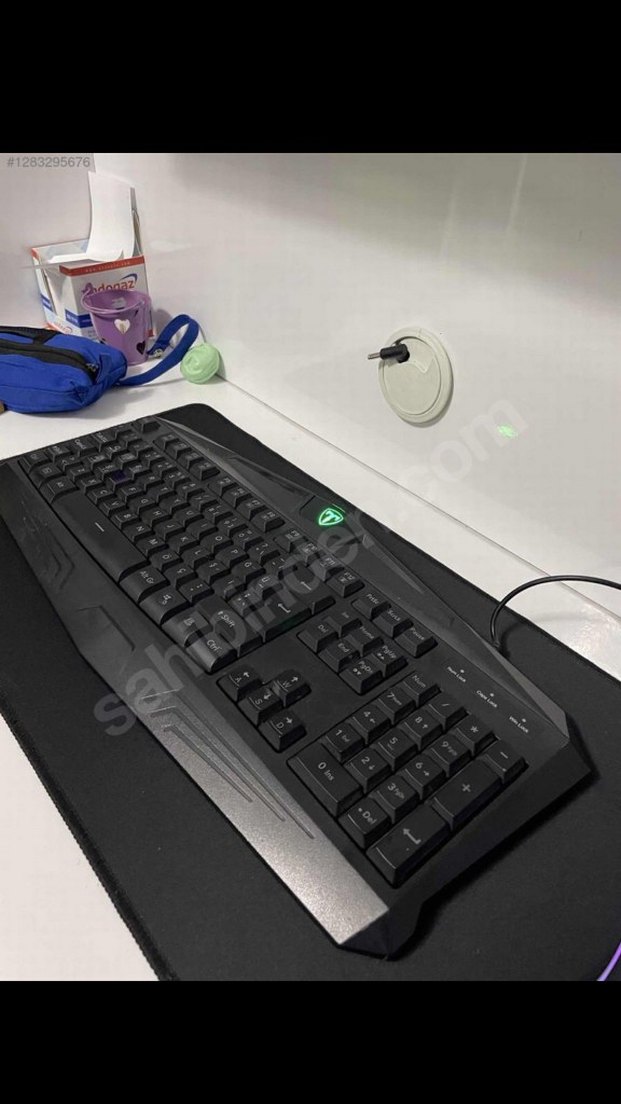 Kablolu Siyah Gaming Mouse ve Kılavye - Görsel 2