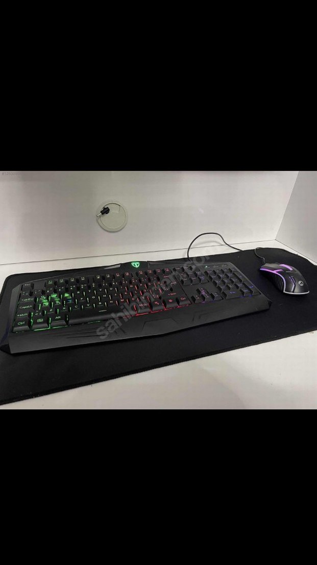 Kablolu Siyah Gaming Mouse ve Kılavye - Görsel 4