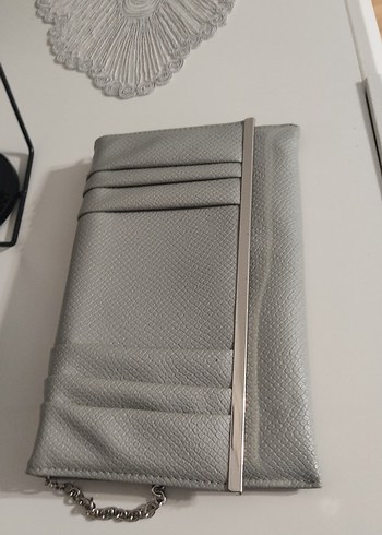 Kahverengi Deri Desenli Kadın Çanta - Görsel 5