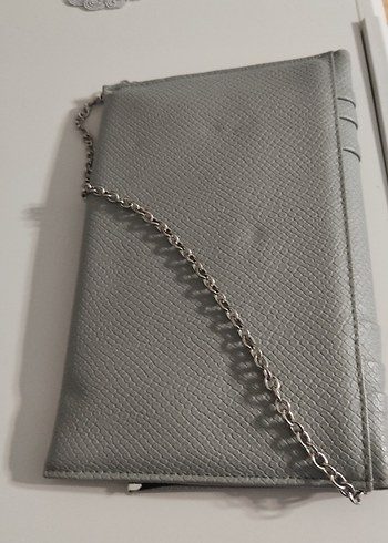 Kahverengi Deri Desenli Kadın Çanta - Görsel 6