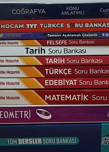 TYT - AYT -YDT - ÜNİVERSİTESİ HAZIRLIK KİTAPLARI 