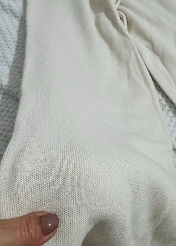 Çocuk Bej Örme çocuk Pantolon - Görsel 2