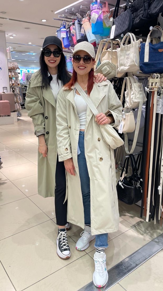 Beyaz Midi Denim Trençkot - Görsel 3