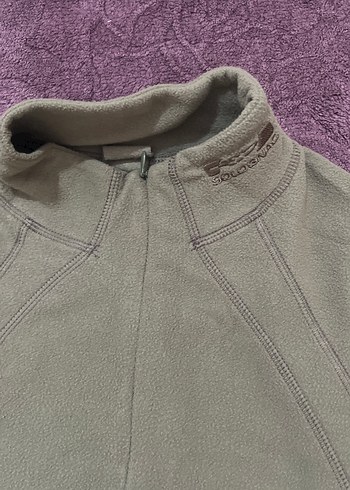 Yeşil Fermuarlı Erkek Polar Sweatshirt - Görsel 2