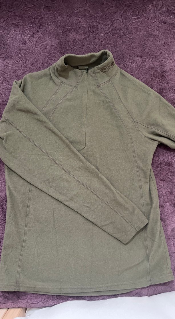 Yeşil Fermuarlı Erkek Polar Sweatshirt - Görsel 4