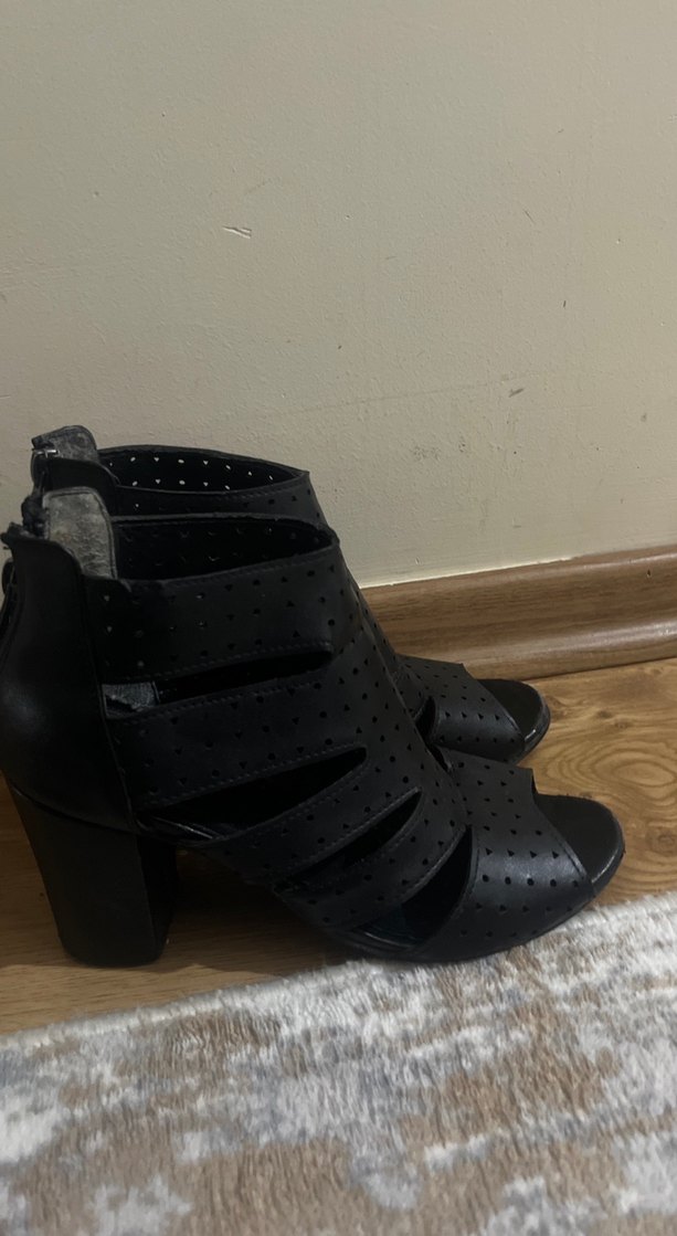 Topuklu sandalet tarzı topuklu - Görsel 5