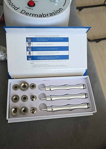 Beden Beyaz Diamond Dermabrazyon Cilt Temizleme Cihazı