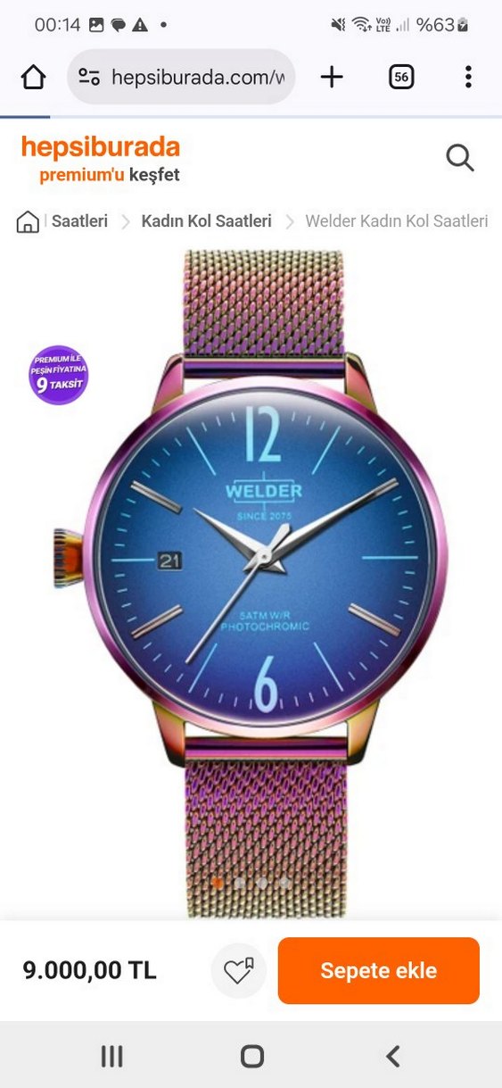 Renkli VintageKol Saati Welder - Görsel 2