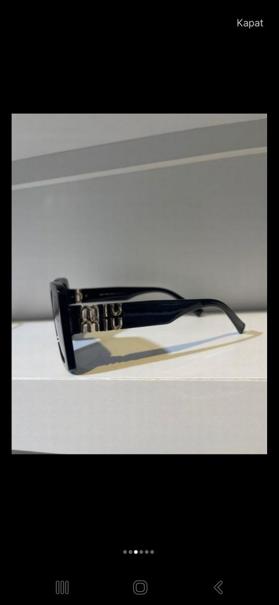 Paris Sokak Stili Siyah Kadın Güneş Gözlüğü - Görsel 3