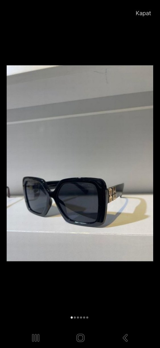 Paris Sokak Stili Siyah Kadın Güneş Gözlüğü - Görsel 2