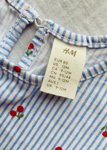 Kız Çocuk Mavi Nakışlı Fırfırlı Elbise - Görsel 2