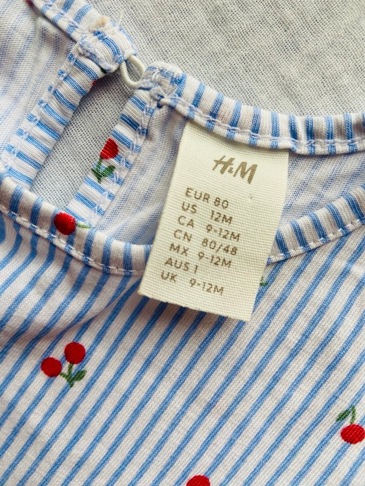 Kız Çocuk Mavi Nakışlı Fırfırlı Elbise - Görsel 2