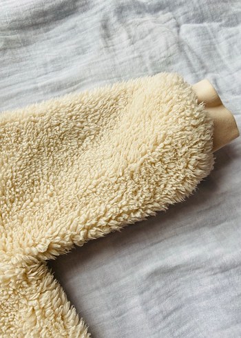 Kürklü Kapüşonlu Bebek Tulumu - Görsel 5